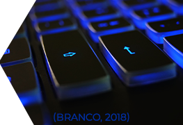 Blue Lit Keyboard